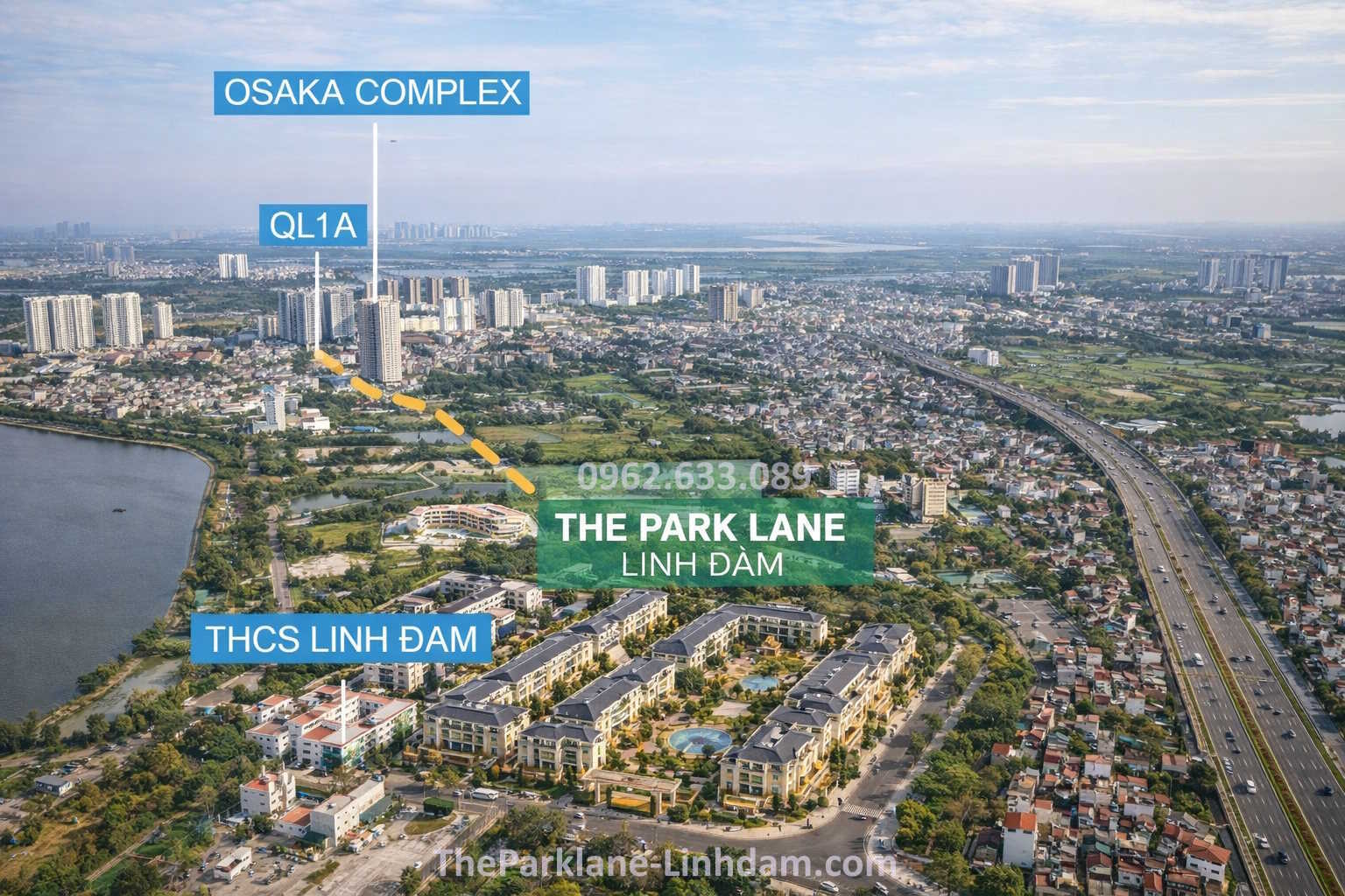 The Park Lane Linh Đàm – Khu liền kề hiếm hoi sát Hồ Linh Đàm